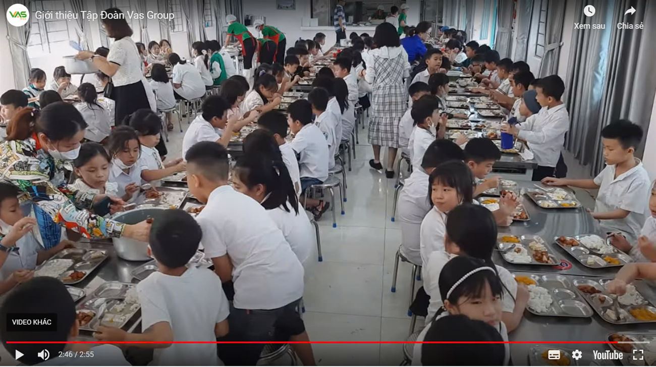 Giới thiệu Tập Đoàn VAS GROUP- Suất ăn Bán Trú Học Đường- Nước Sạch Học Đường...